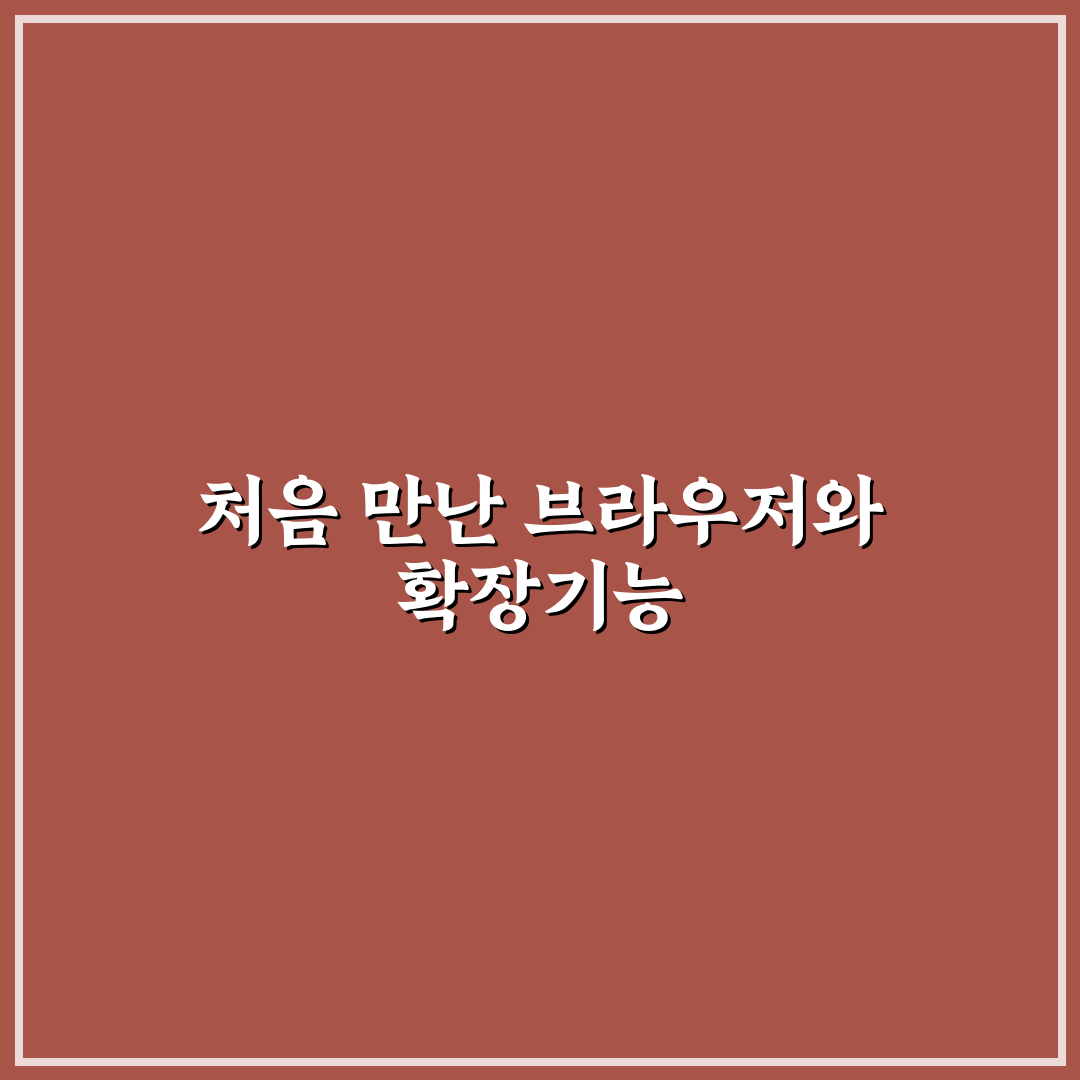 브라우저 추천과 크롬 확장 프로그램 필수 목록 정리 사용후기