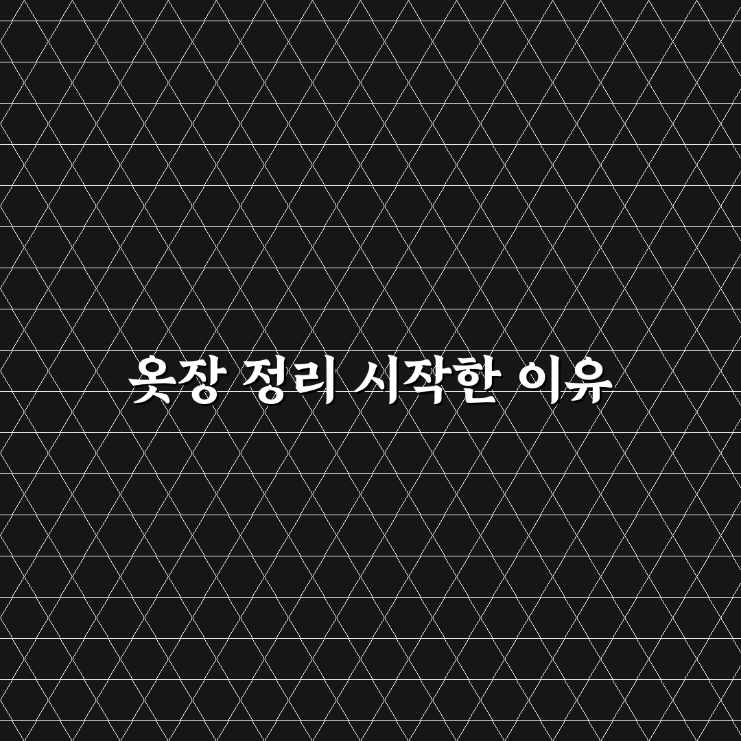 옷 고르는 시간 줄이기 위한 옷장 정리와 코디 습관 만들기 직접 써본 후기