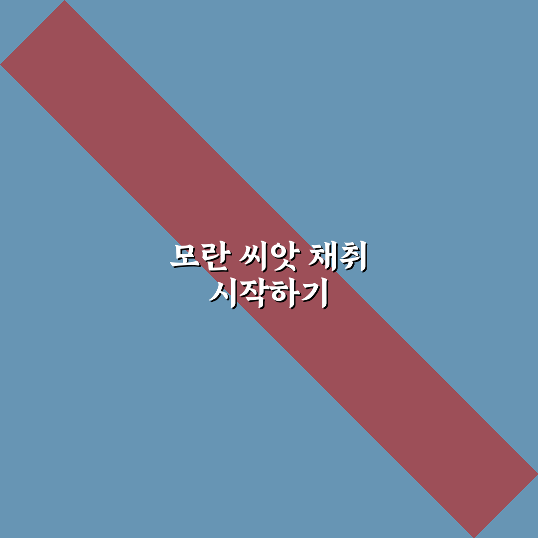 모란 씨앗받는법 직접 알아보니 어려웠던 점