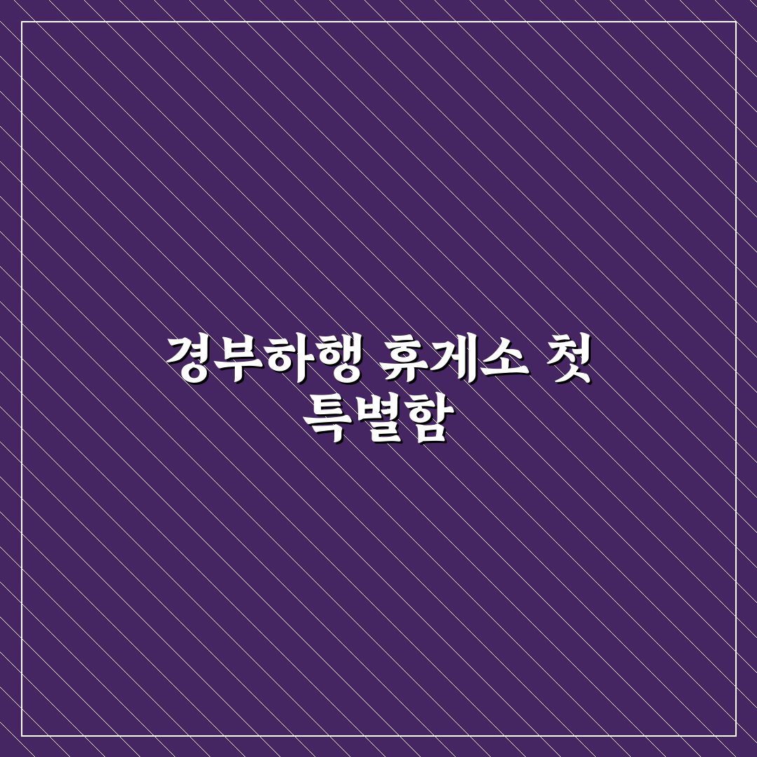 경부고속도로 휴게소 맛집 하행선 방문 후기, 직접 가보니