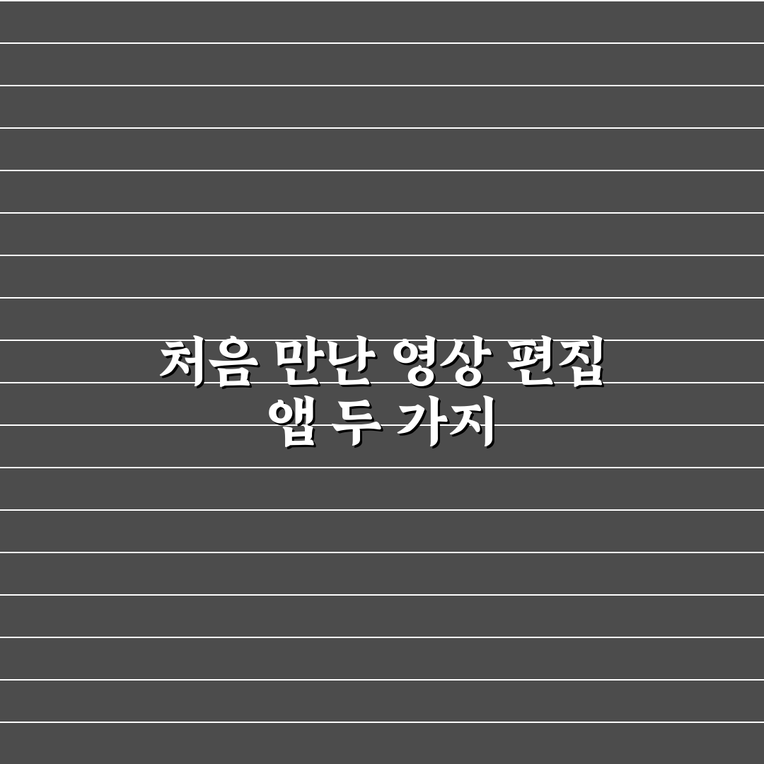 영상 편집 앱 캡컷과 루마퓨전 비교로 나에게 맞는 선택법 사용후기