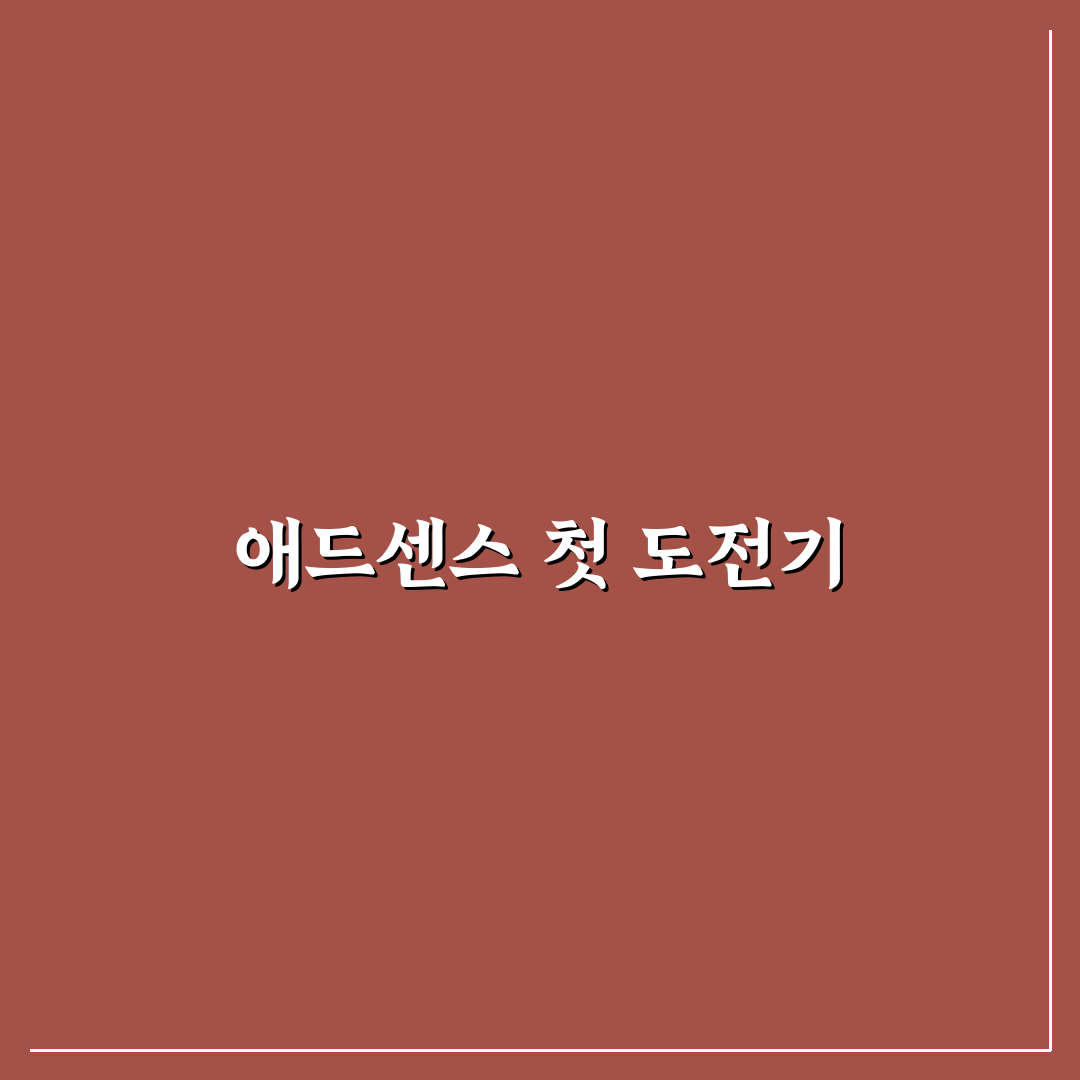 구글 애드센스 승인 비결과 초보 블로그 통과 전략 정리 사용후기