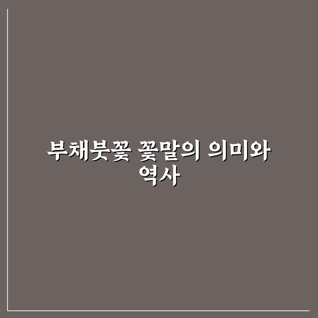 부채붓꽃 꽃말과 의미 비교 및 해석 가이드