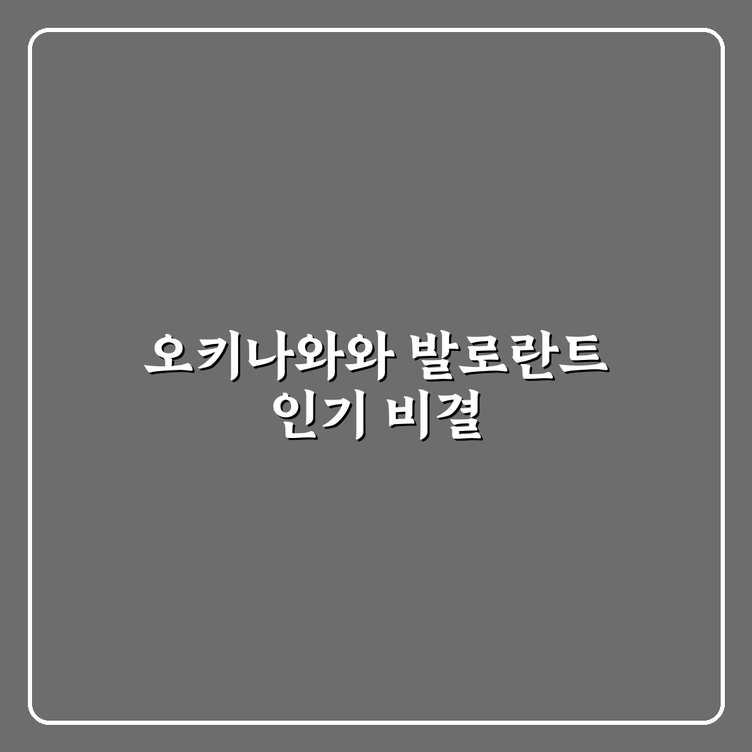 오키나와 발로란트 초보자를 위한 꿀팁 정리