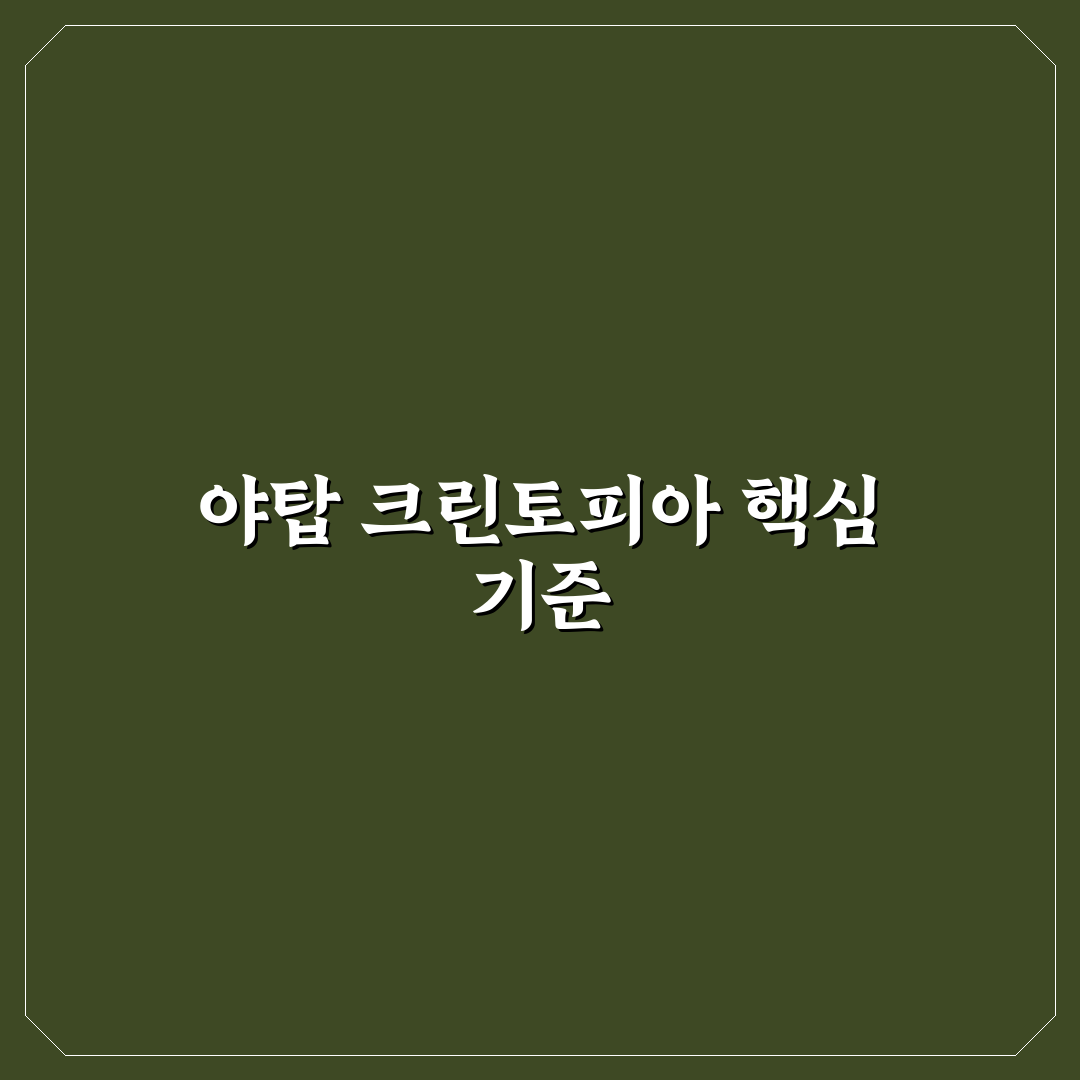 야탑 크린토피아 이용 전 체크포인트 5가지 분석