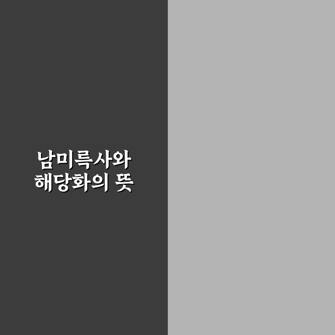 강진 남미륵사 서부해당화 관람 가이드와 주요 체크포인트